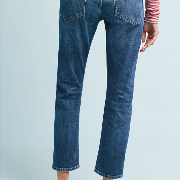 Citizens of Humanity Elsa Mid Rise Straight Jeans Size 30 Indigo Denim - Picture 4 of 11